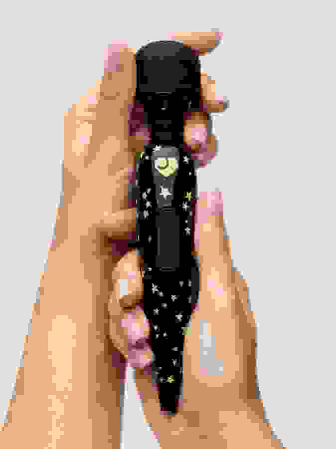 Lovehoney Glow-in-the-Dark Deluxe Mini Massage Wand Vibrator, Glow, hi-res